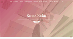 Desktop Screenshot of kerstin-koeditz.de